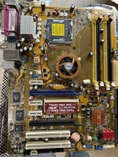 BRAND NEW ASUS P5NSLI MB Motherboard 775 Dual Video Card I/o Shield Nvidia picture