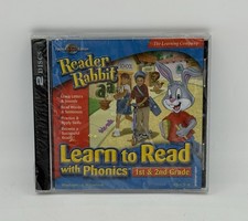 Reader Rabbit Learn to Read Phonics 1st - 2nd Ages 5-8 Learning Company Sealed picture