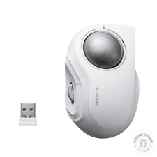 ELECOM M-MT2MRSWH bitra Index Finger Trackball Mouse 5-Button Silent Bluetooth picture