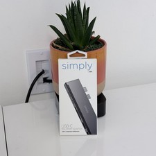 New Simply 7-in-1 USB-C Dual Multiport Adapter Space Gray CKHBC138 picture