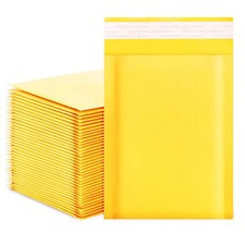 DaSen Kraft bubble mailers 4x7 Inch 50 Pack,Self-Sealing Paper 4x7-50Pc picture