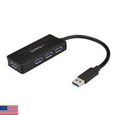 StarTech 4 Port USB 3.0 Hub SuperSpeed 5Gbps with Fast Charge Portable USB 3.1 G picture