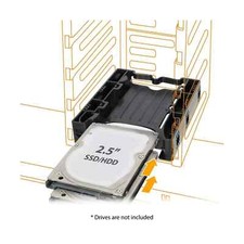 ICY DOCK Dual Tool-Less 2.5-3.5 HDD Drive Bay SSD Mounting Bracket Kit Adapter picture
