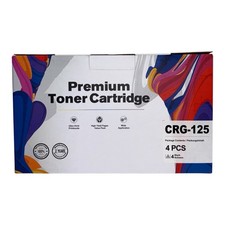 (4 Pack) LxTek Compatible Black Toner Cartridge for Canon 125 CRG-125 New Sealed picture