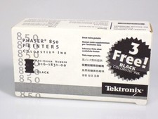 3 pieces Tektronix 016-1831-00 inks Colorstix ink black black for phaser 850 picture