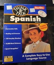 Spanish Language Course CD-Rom Windows 95 / 3.1 /Berlitz Think and Talk picture