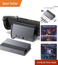 Compact 9-Port Dock: 4K Video Output & PD 100W Charge for Steam Deck & More picture