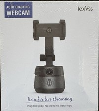 lexvss Auto Tracking Webcam HD 1080p 360° Rotation Face Tracking USB picture