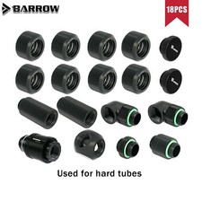 Barrow Fitting Kit OD12mm/14mm/16mm Hand Compression Hard Tube Fitting G1/4