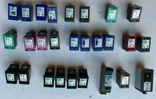 27 EMPTY Virgin Ink Cartridges HP 15,21,22,27,56,57,58,65,92,93,95,98,901,920  picture