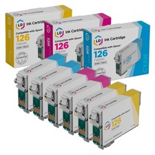 LD 6PK Replacements for Epson 127 Ink Cartridges 2 T127220 2 T127320 2 T127420 picture