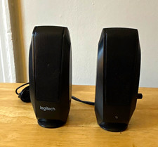 Logitech S120 2.0 Wired Computer Speakers, 3.5mm Jack, AC Powered, Black picture