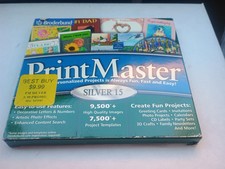 Broderbund PrintMaster Silver 15 Win XP Graphics Software picture