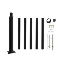 20FT Tall Street Light Pole, Heavy Duty Split Street Lamp Post for Outdoor St... picture