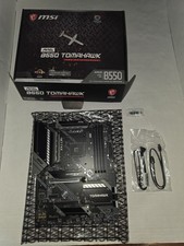 MSI MAG B550 Tomahawk AMD AM4 ATX Desktop Motherboard (B550TMHWK) USED  picture