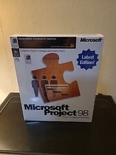 Microsoft Project 98 Full Version For PC Factory Sealed in Retail Box NEW picture