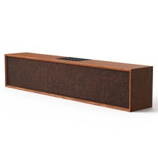 Retro Computer Speakers - Wooden Sound Bar with Bluetooth 5.3 & USB Connectiv... picture