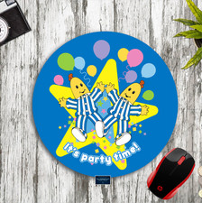 BANANAS IN PAJAMAS PARTY TIME STAR BLUE MOUSE PAD DESK MAT SCHOOL OFFICE GIFT picture