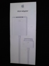 APPLE IPAD DOCK CONNECTOR TO VGA ADAPTOR MODEL A1368 OEM OFFICIAL picture