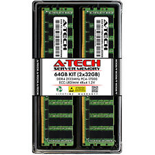 A-Tech 64GB 2x 32GB 4Rx4 PC4-17000L DDR4 2133 MHz ECC LRDIMM Server Memory RAM picture