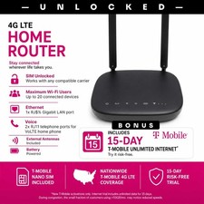 🚀 NEW Home Router Hotspot MIFI 4G LTE WORK RV w/Battery T-mobile UNLIMITED DATA picture