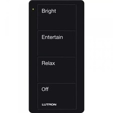 Lutron Pico Wireless Control - 4-Button ANTHING  Scene - Black - PJ2-4B-GBL-P03 picture