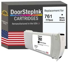 DoorStepInk Compatible Ink Cartridges For HP 761 (CM997A) Matte Black 775ml-USA picture