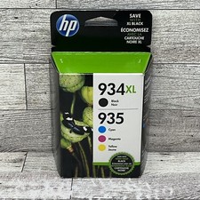 Genuine HP 934XL Black 935 Color Cyan Magenta Yellow Ink Cartridges picture