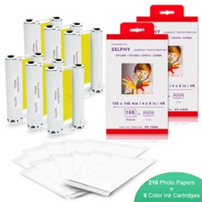 KP-108IN RP-108 Ink Cartridge & Photo Paper for Canon Selphy CP 1300 1200 1000 picture
