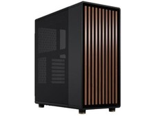 Fractal Design North ATX mATX Mid Tower PC Case - Charcoal Black Chassis with Wa picture
