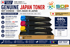 4 Pack Japan Replacement Toner for Xerox Color 550 570 Digital (JAPAN  Powder) picture