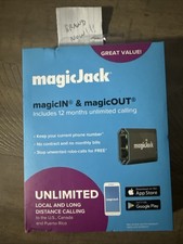 magicJack VOIP Home Adapter - NEW- Unlimited US, Puerto Rico & Canada Calls picture
