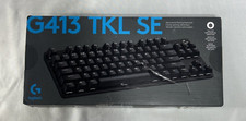 K140 Logitech G413 TKL SE Mechanical Gaming Keyboard-Black- Good Used Condition picture