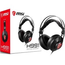 MSI H991 Wired PC Gaming Headset with Microphone (S37-21000A1-V33) - Black picture
