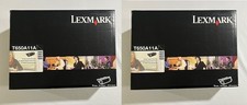 2 Genuine Original Factory Sealed Lexmark T650A11A Toners T650 T652 T654 picture