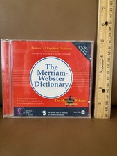 The Merriam Webster Dictionary CD ~ Win 95/98 ~ Kohl's Cares Kid ~ Vintage 2000 picture