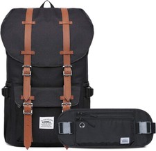 KAUKKO Laptop Outdoor Backpack Traveling Rucksack Fits 15.6 Inch Laptop picture