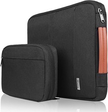 Black Water-Repellent Laptop Sleeve for 15.6-15 Inch MacBook Air/Pro, Case picture