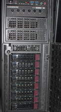Supermicro 7048GR-TR 4U Server Tower | 2x Xeon 28-Core | 2x 2000W | 4x GPU Cbls picture