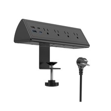 Jgstkcity Desk Clamp Power Strip,20W Fast Charging Station,Surg... USA FAST SHIP picture