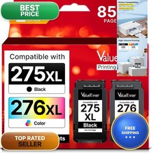 Valuetoner PG-275 CL-276 Ink Cartridges 2-Pack for Canon Pixma TR4720 TS3720 picture