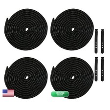QLD COVER 4pcs 1.6M(5.25FT) Spiral Cable Protector for Phone/Pad/Laptop USB picture