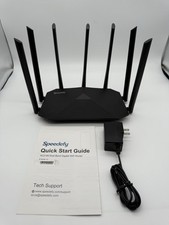 Speedefy AC2100 Dual Band Gigabit Smart WiFi Router Model K7 w/ Manual - Works picture