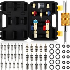 pc A/C Schrader Valve Core Remover Installer Kit R12 R22 R410 R134a R1234YF picture