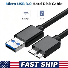 Micro USB 3.0 Cable High Speed Data SYNC For HDD External Hard Drive LOT picture