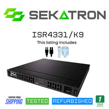 ♻️ Cisco ISR4331/K9 Integrated Services Router -No Clock Signal Issue ⚡Fast Ship picture