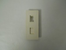 Wiremold 5507RJ Ivory dual RJ11/RJ45 Connector Face Plate - Lot of 9 - USED picture