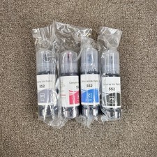 4 Pack Premium Ink Refill Replacement for Epson 502 522 EcoTank Printers - New picture