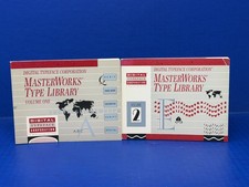 MASTERWORKS TYPE LIBRARY Vol 1–2 -Digital Typeface Corporation-Type Speci Manual picture