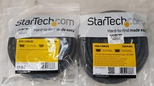 Pair of Startech.com Coax High Resolution VGA Monitor Cables 15FT./4.6m *NEW* picture